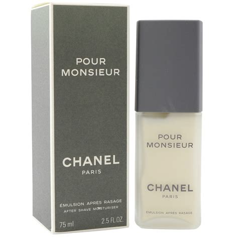 chanel pour monsieur after shave balm moisturiser 75ml|chanel pour monsieur.